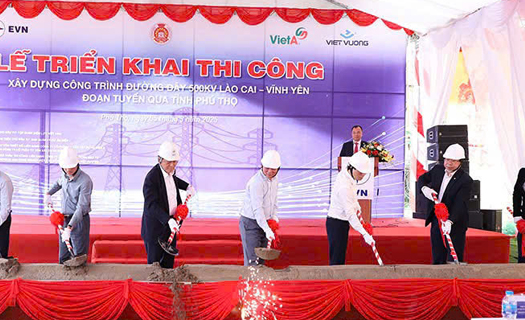 EVN: Triển khai thi công ĐD 500KV Lào Cai – Vĩnh Yên, đoạn tuyến qua tỉnh Phú Thọ